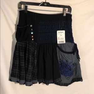 NEW WITH TAGS Desigual Rocket Skirt With Pocket
